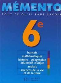 Mémento 6e : tout ce qu'il faut savoir