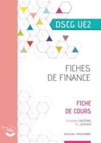 Fiches de finance, DSCG UE2 : fiche de cours : nouveau programme