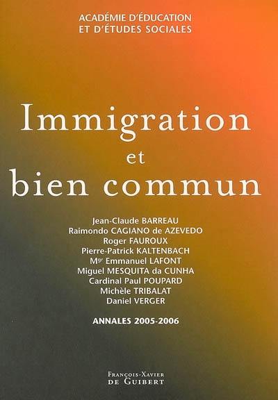 Immigration et bien commun