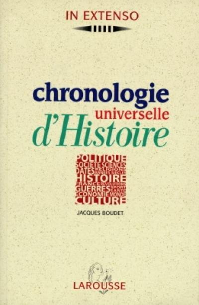 Chronologie universelle d'histoire