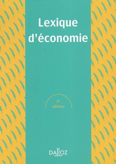 Lexique d'économie