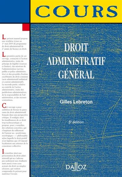 Droit administratif général