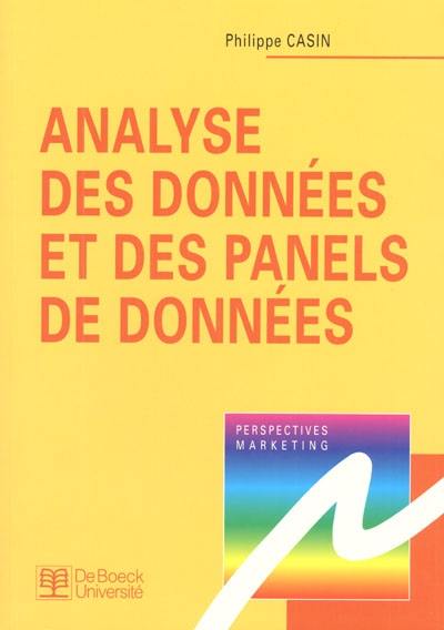 Analyse des données et des panels de données