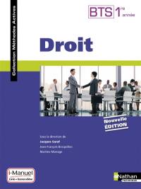 Droit, BTS 1re année