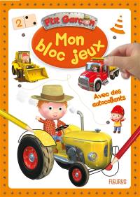 Mon bloc de jeux : tracteur