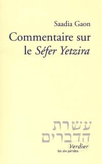 Commentaire sur le Sefer Yetzira