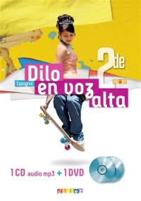 Dilo en voz alta, espagnol, A2-B1 : 1 CD audio MP3 + 1 DVD