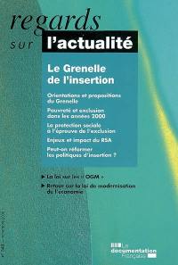 Regards sur l'actualité, n° 345. Le Grenelle de l'insertion