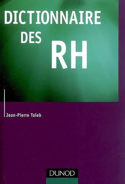 Dictionnaire des RH