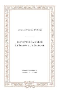 Le polythéisme grec à l'épreuve d'Hérodote