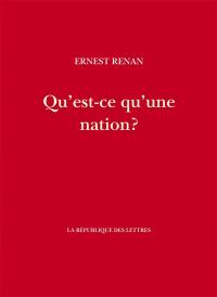 Qu'est-ce qu'une nation ?