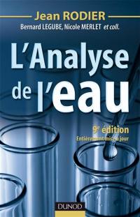 L'analyse de l'eau