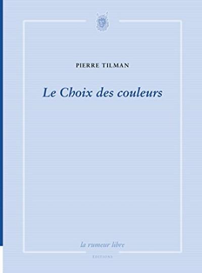 Le choix des couleurs