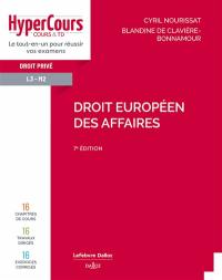 Droit européen des affaires