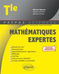 Mathématiques expertes terminale : nouveaux programmes