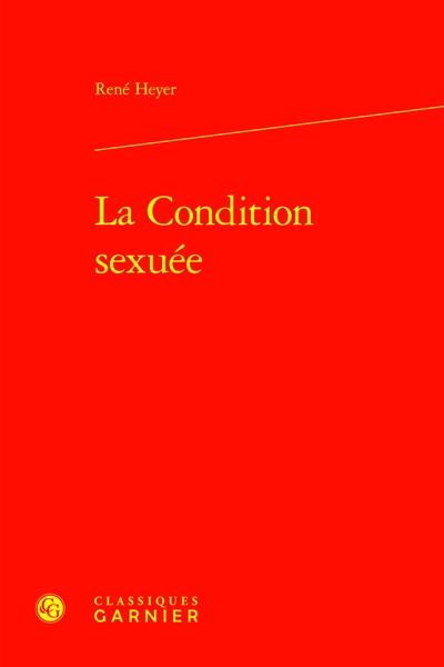 La condition sexuée