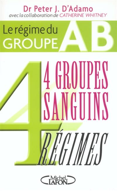 Le régime du groupe AB : 4 groupes sanguins, 4 régimes