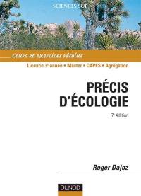 Précis d'écologie : cours et exercices résolus