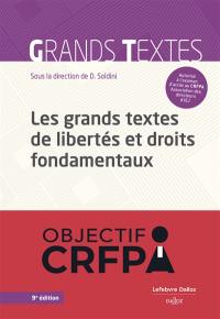 Les grands textes de libertés et droits fondamentaux