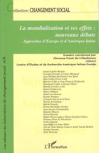 La mondialisation et ses effets, nouveaux débats : approches d'Europe et d'Amérique latine