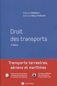 Droit des transports : transports terrestres, aériens et maritimes