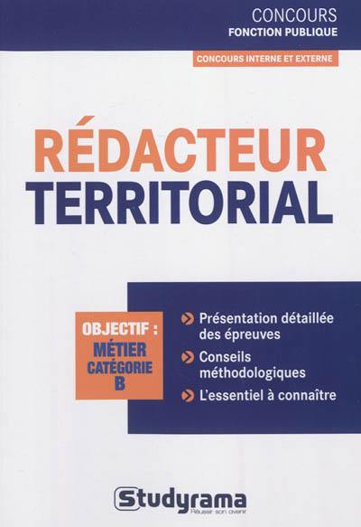 Rédacteur territorial : objectif métier, catégorie B