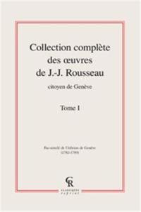 Oeuvres complètes. Vol. 1