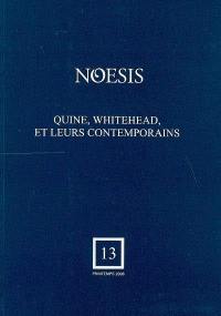 Noesis, n° 13. Quine, Whitehead, et leurs contemporains