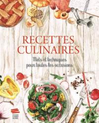 Recettes culinaires : mets et techniques pour toutes les occasions