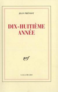 Dix-huitième année