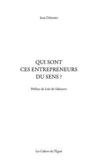 Qui sont ces entrepreneurs du sens ?