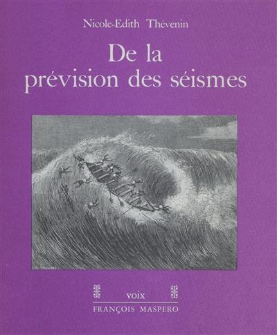 De la prévision des séismes