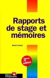 Rapports de stage et mémoires