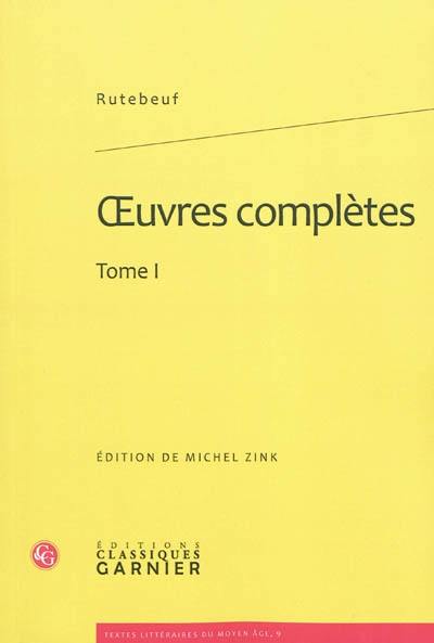 Oeuvres complètes. Vol. 1