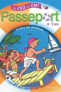 Passeport du CE2 au CM1, 8-9 ans : avec autocollants récompenses