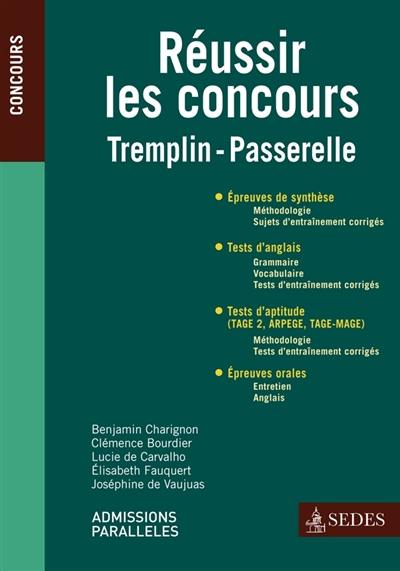 Réussir les concours Tremplin-Passerelle