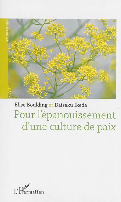 Pour l'épanouissement d'une culture de paix