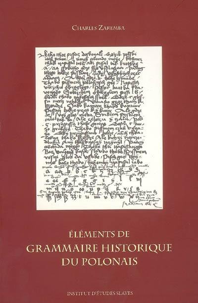 Eléments de grammaire historique du polonais