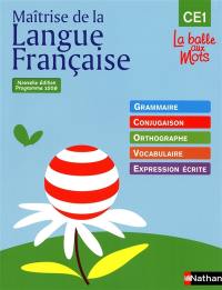 Maîtrise de la langue française : grammaire, conjugaison, orthographe, vocabulaire, expression écrite