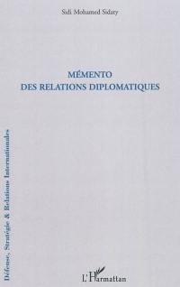 Mémento des relations diplomatiques