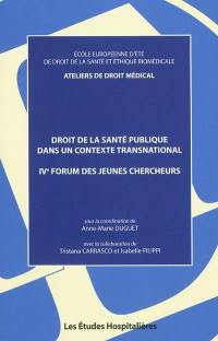 Droit de la santé publique dans un contexte transnational