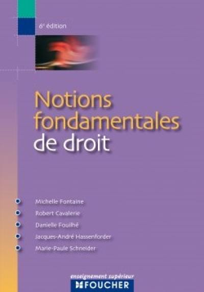 Notions fondamentales de droit