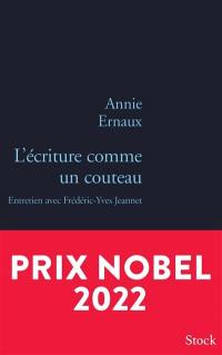 L'écriture comme un couteau : entretien avec Frédéric-Yves Jeannet