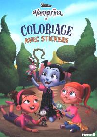 Vampirina : coloriage avec stickers