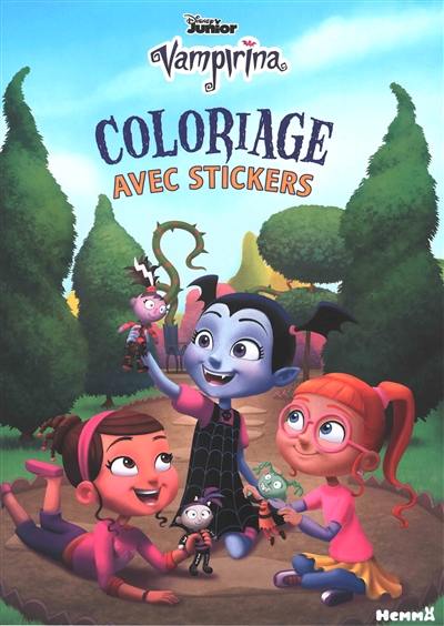 Vampirina : coloriage avec stickers