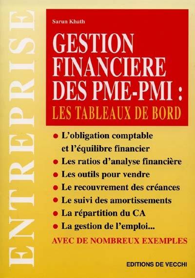 Gestion financière des PME-PMI : les tableaux de bord