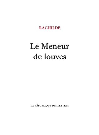 Le meneur de louves