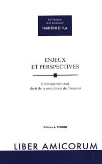 Liber amicorum en l'honneur de la professeure Haritini Dipla : enjeux et perspectives : droit international, droit de la mer, droits de l'homme