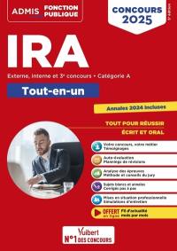 IRA : externe, interne et 3e concours, catégorie A : tout-en-un, concours 2025