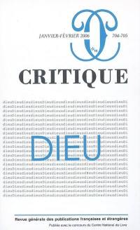 Critique, n° 704. Dieu